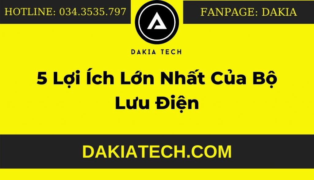 5 Lợi ích của Bộ Lưu Điện 1