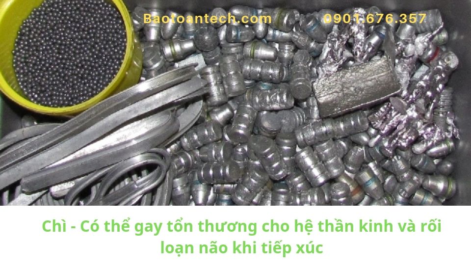 Chì - Một trong 4 thành phần nguy hiểm trong Cấu tạo của Acquy Axit