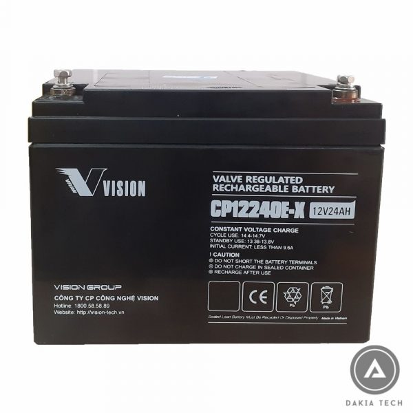 Ắc quy Vision 12V 24Ah CP12240E-X 1