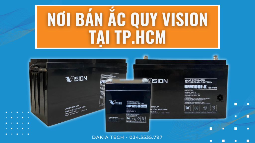 Nơi bán Acquy Vision giá rẻ tại TPHCM