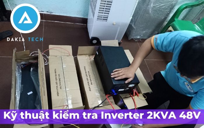 Test Inverter Kano trước khi giao hàng