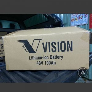 Nơi bán Pin Lithium – ion Vision 48V 100Ah Model V-LFP48100