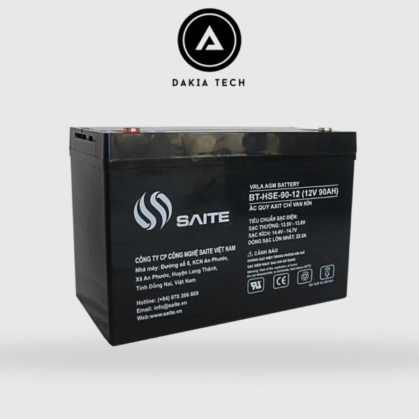 Ắc quy Saite 12V 90Ah Model BT-HSE-90-12 2