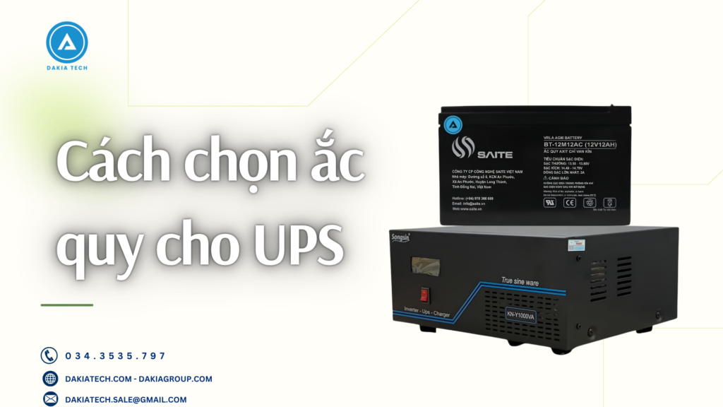 Ắc quy cho UPS