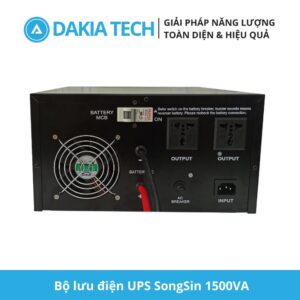 Mặt sau của Bộ Lưu Điện UPS SongSin 1500VA