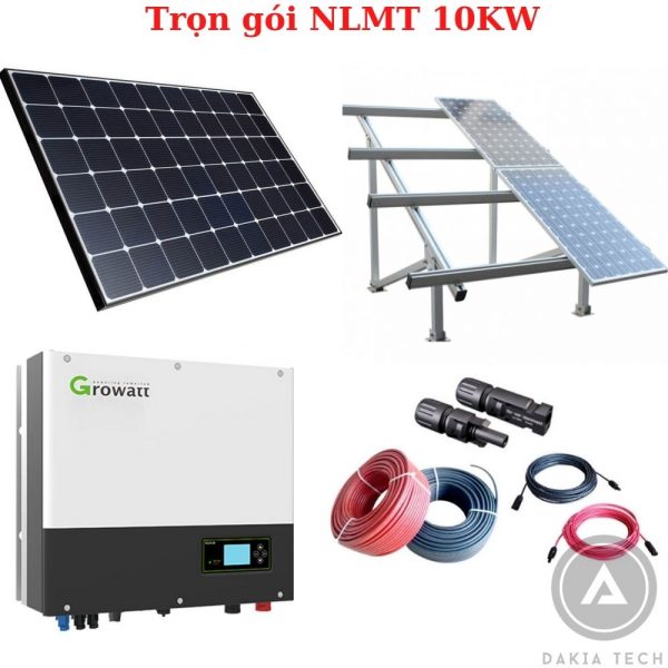 Trọn gói lắp đặt Điện Năng lượng mặt trời hòa lưới 10KW