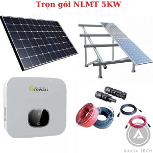 Trọn gói lắp đặt Điện Năng lượng mặt trời hòa lưới 5KW