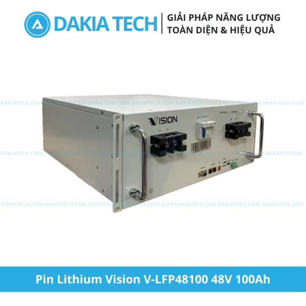 Pin Lithium – ion Vision 48V 100Ah Model V-LFP48100