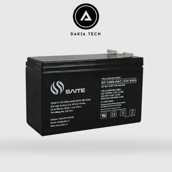 Ắc quy Saite 12V 9Ah Model BT-12M9.0AC 3