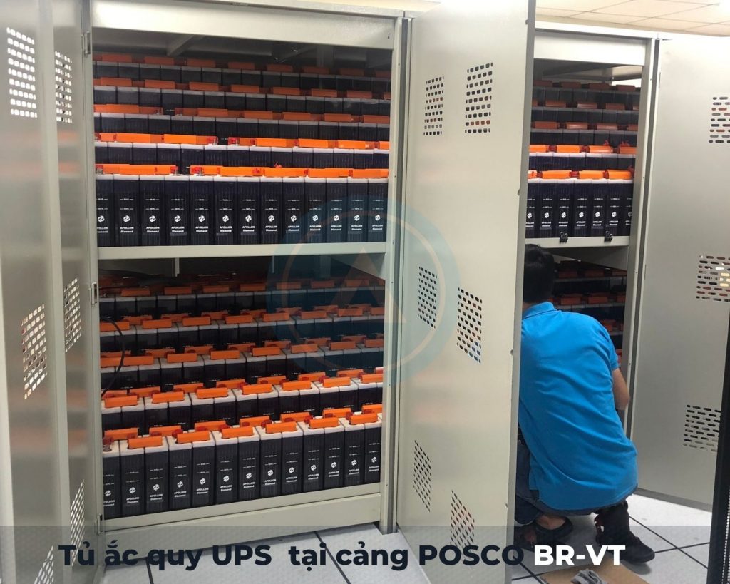 Tủ ắc quy UPS tại cảng POSCO Bà Rịa Vũng Tàu - Nguồn ảnh: Internet