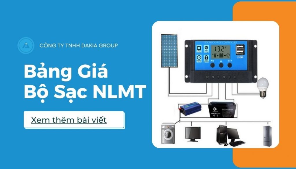 Bảng giá Bộ sạc Năng lượng mặt trời cập nhật mới nhất