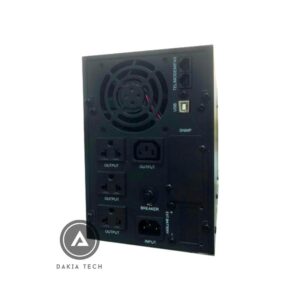 Mặt sau của BỘ LƯU ĐIỆN UPS Ares AR610 2000VA/1600W