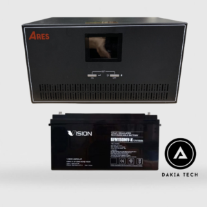 Combo Bộ lưu điện Ares AR0612-Ắc quy Vision 150Ah