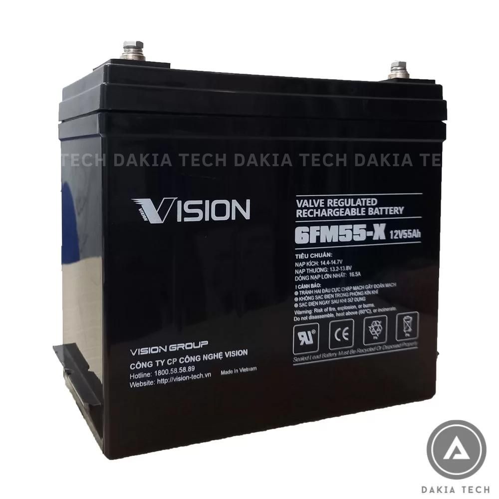 Ắc Quy VISION - Ắc Quy Bán Chạy Số 1 Tại DAKIA TECH 1