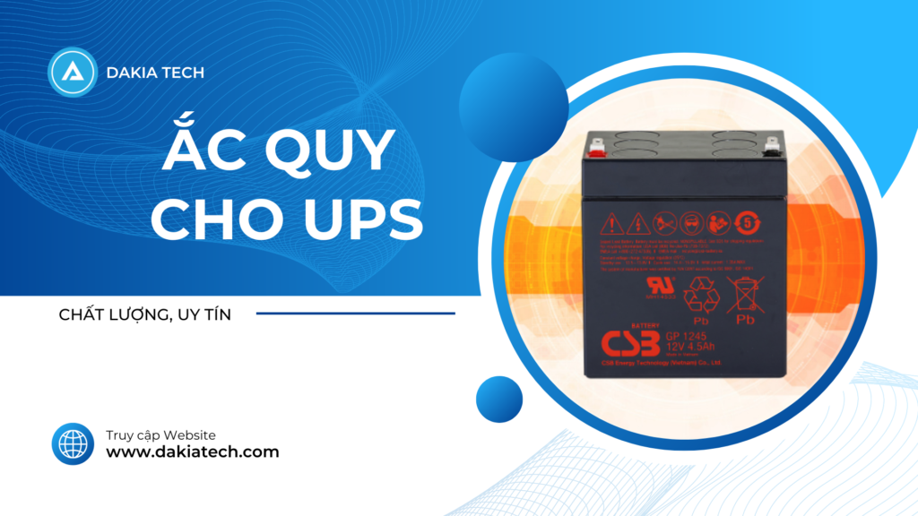 Ắc quy cho UPS