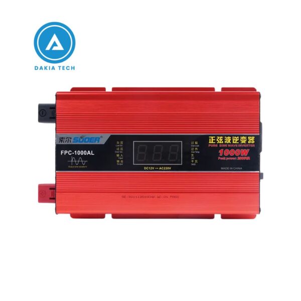 Inverter Suoer 1000W 12V sin chuẩn FPC-1000AL