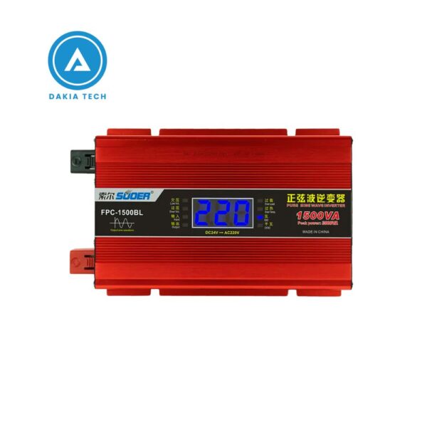 Inverter Suoer 1500W 24V sin chuẩn FPC-1500BL