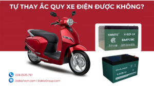 Tự Thay Ắc Quy Xe Điện Tại Nhà Được Không?