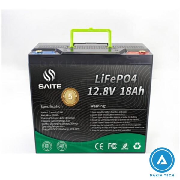 Pin Lithium Saite 12V 18Ah chuyên lưu trữ điện