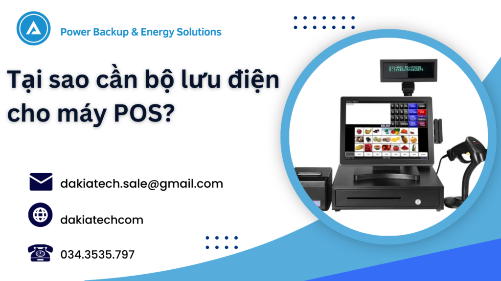 Vì sao cần bộ lưu điện Ups cho máy tính POS