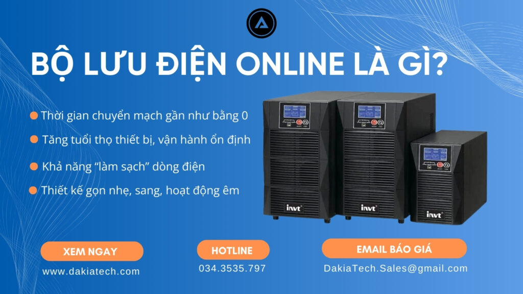 Bộ lưu điện Online là gì?