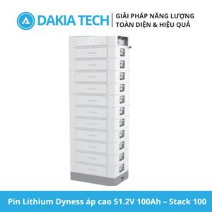 Pin Lithium Dyness áp cao 51.2V 100Ah – Stack 100