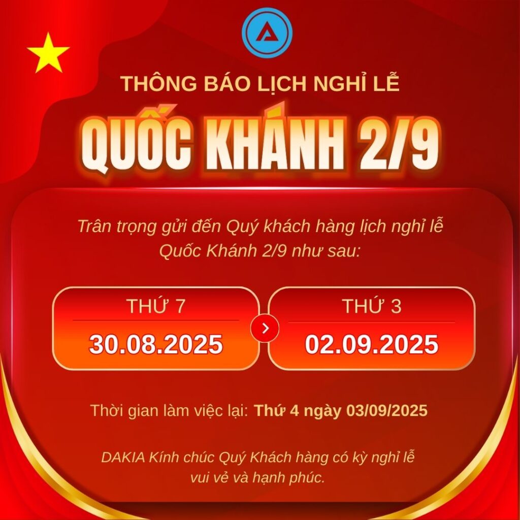 Thông báo lịch nghỉ lễ quốc khánh 2/9