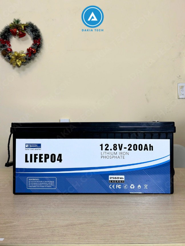 Pin Lithium Derun Battery 12,8V 200Ah - Chính hãng, giá rẻ