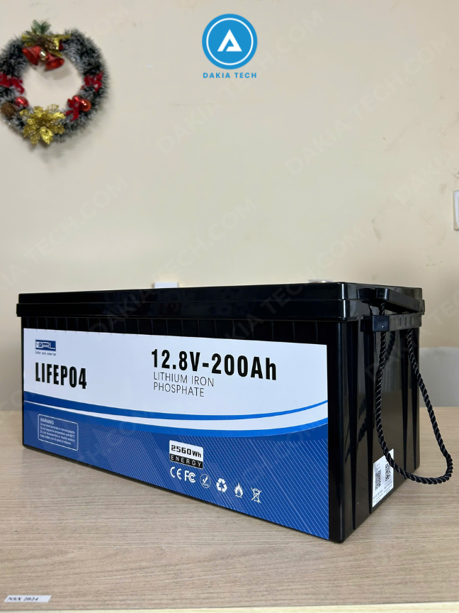 Pin Lithium Derun Battery 12,8V 200Ah - Chính hãng, giá rẻ