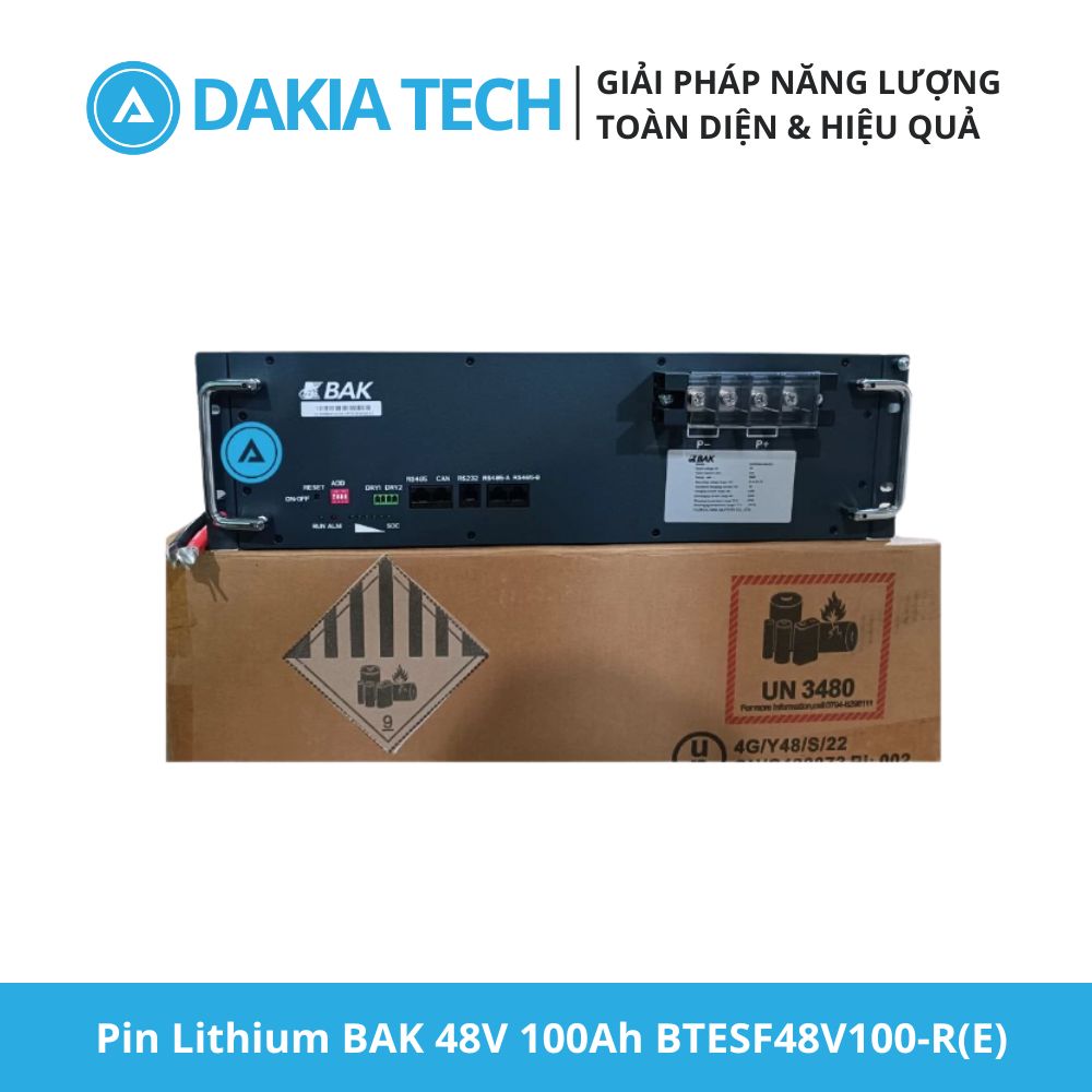 Pin Lithium BAK 48V 100Ah BTESF48V100-R(E)