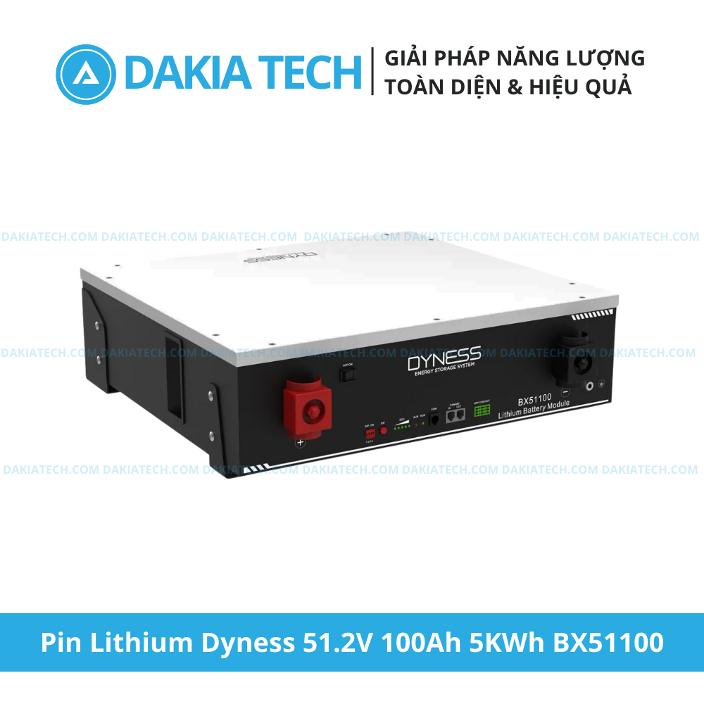 Pin Lithium Dynes 51.2V 100Ah 5KW BX51100