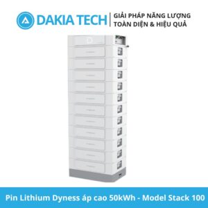 Pin Lithium Dyness áp cao 50kWh Model Stack 100