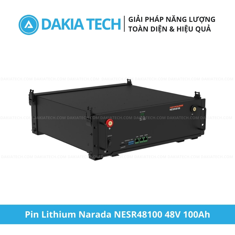 Pin Lithium Narad 48V 100Ah Model NESR48100