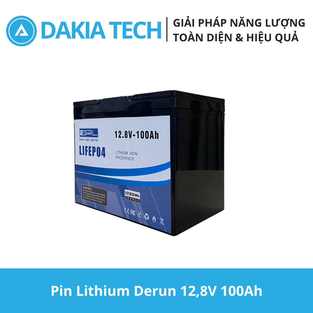 Pin Lithium Derun 12,8V 100Ah