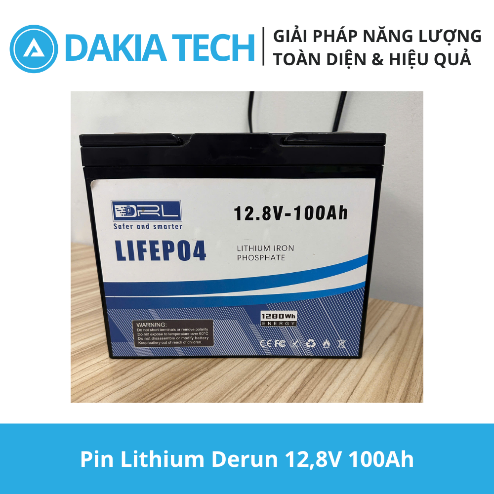 7 sai lầm phổ biến khi mua ắc quy 6 Pin Lithium Derun 12,8V 100Ah