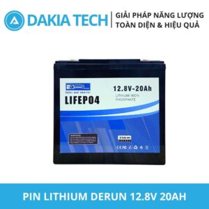 Pin Lithium Derun 12.8V 20Ah 7 PIN LITHIUM DERUN 12.8V 20AH