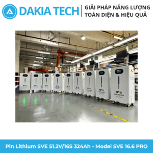 Pin Lithium SVE 51.2V/16S 324Ah 6 Pin Lithium SVE 51.2V/16S 324Ah