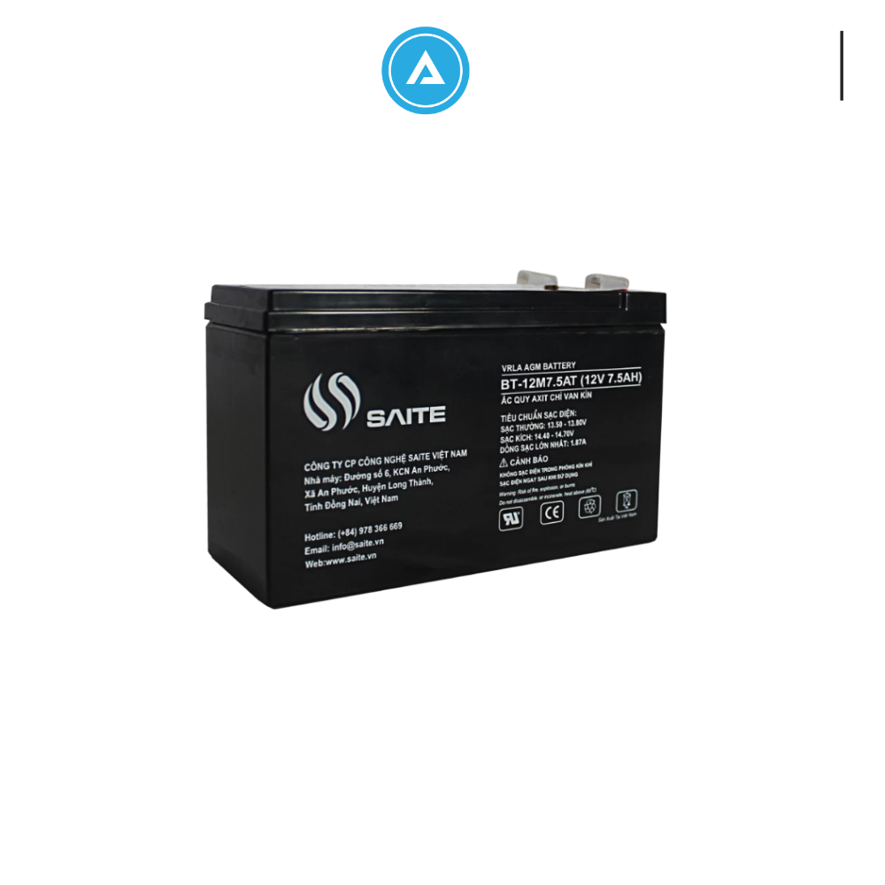 Ắc quy 12V 7.5Ah - Giải pháp an toàn và hiệu quả 2 Ắc quy 12V 7.5Ah