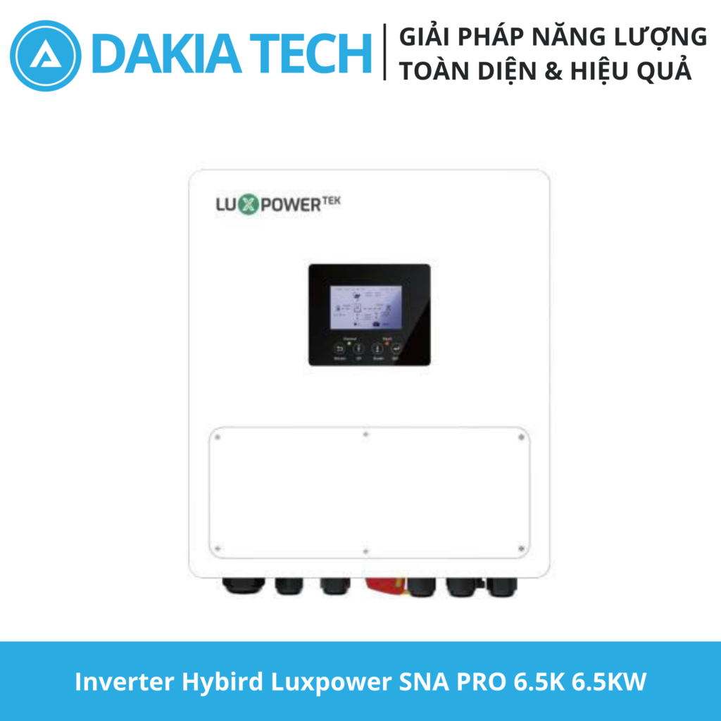 Lý do nên lắp điện mặt trời lưu trữ sử dụng Inverter Hybrid 8 Inverter Hybird Luxpower SNA PRO 6.5K 6.5KW