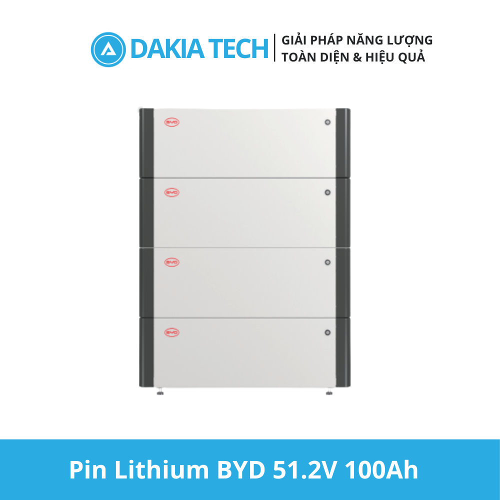 Trạm điện di động - Thiết bị thiết yếu cho gia đình hiện đại 2026 8 Pin Lithum BYD 51.2V 100Ah