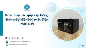 5 dấu hiệu ắc quy sắp hỏng – Đừng đợi đến khi mất điện mới biết 1