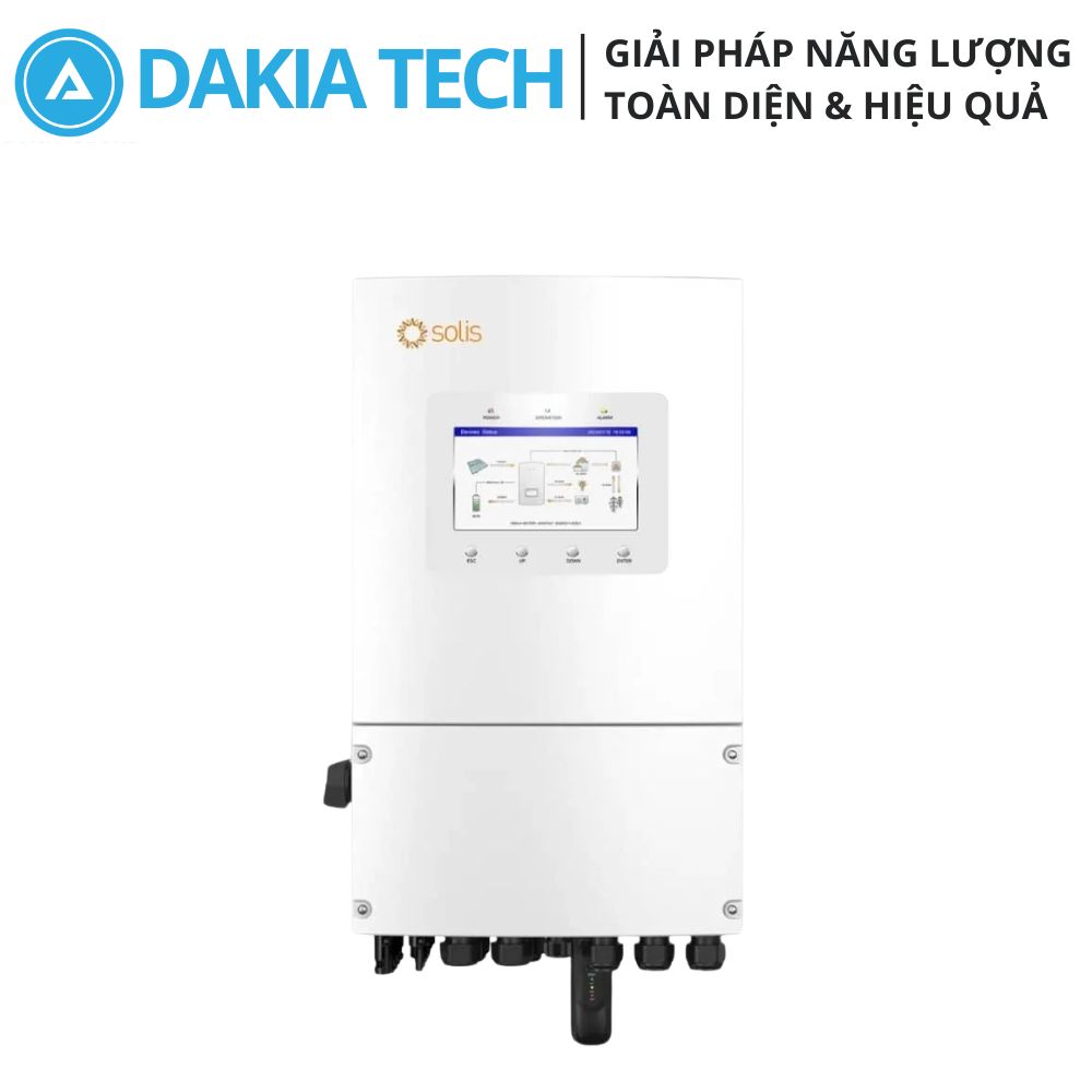 DOANH NGHIỆP ĐANG TỐI ƯU CHI PHÍ ĐIỆN THEO CÁCH NÀO? 6 Inverter Hybrid Solis 6K S6-EH1P6K-L-PLUS
