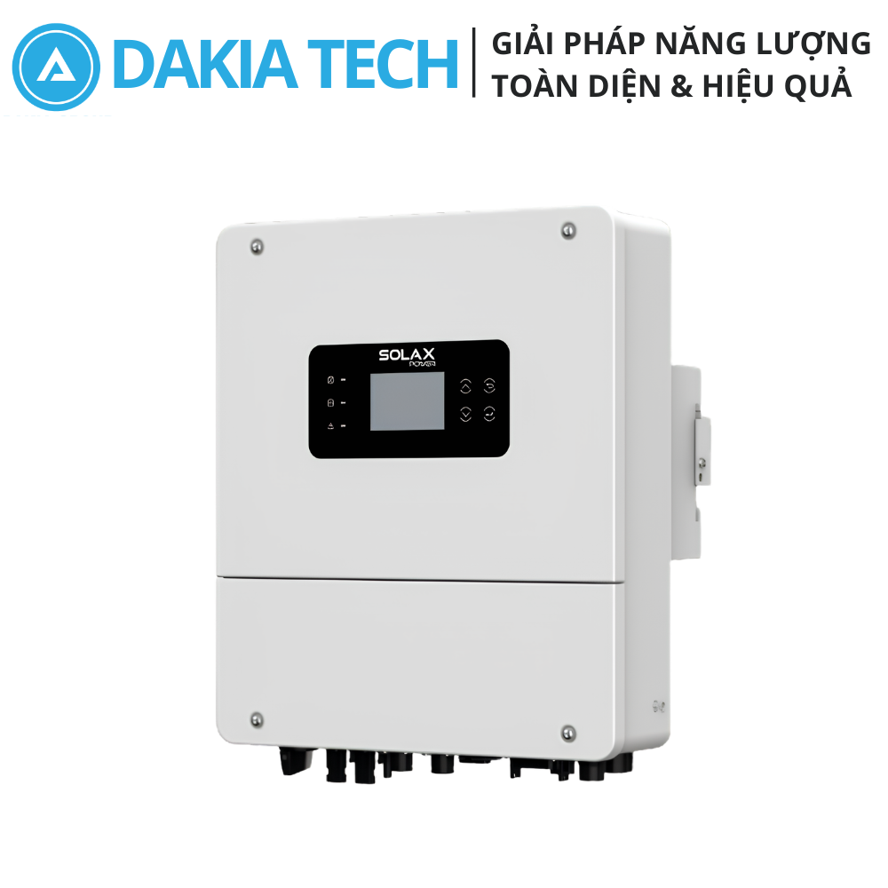 Bạn Đã Tiết Kiệm Được Bao Nhiêu Sau Khi Lắp Điện Mặt Trời? 2 Inverter Hybrid Solax 6K X1-HYB-6.0-LV-EU