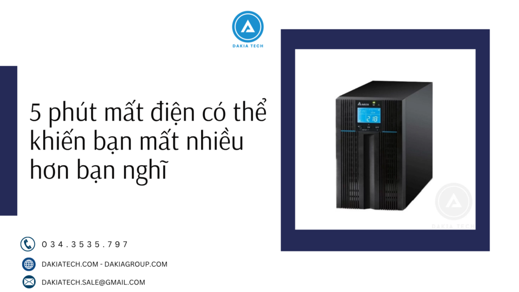 5 phút mất điện có thể khiến bạn mất nhiều hơn bạn nghĩ 1 Mất điện
