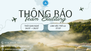Thông báo lịch nghỉ Team Building năm 2026 1