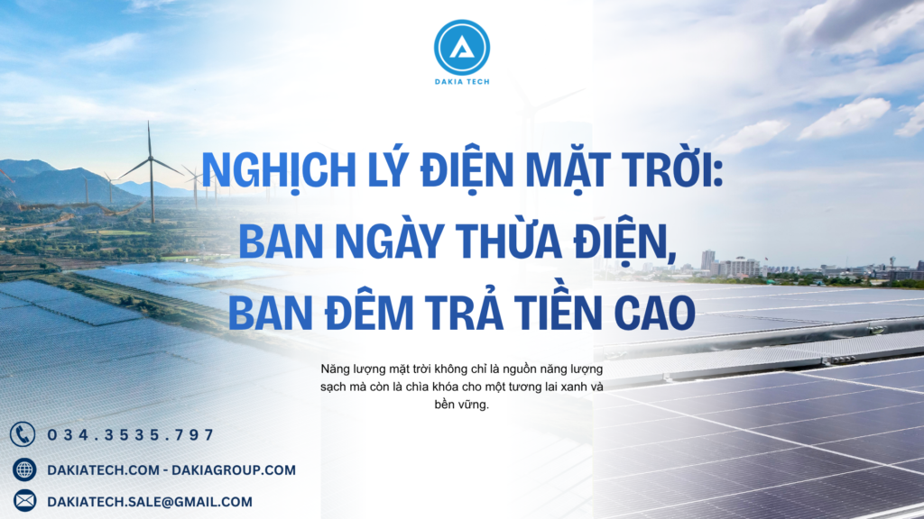 Nghịch Lý Điện Mặt Trời: Ban Ngày Thừa Điện, Ban Đêm Trả Tiền Cao 1 Nghịch Lý Điện Mặt Trời: Ban Ngày Thừa Điện, Ban Đêm Trả Tiền Cao 1