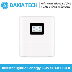Người dân lắp điện mặt trời mái nhà chỉ cần thông báo, không cần giấy phép 3 Inverter Hybrid Senergy 6KW SE 6K ECO II (Phiên bản mới)