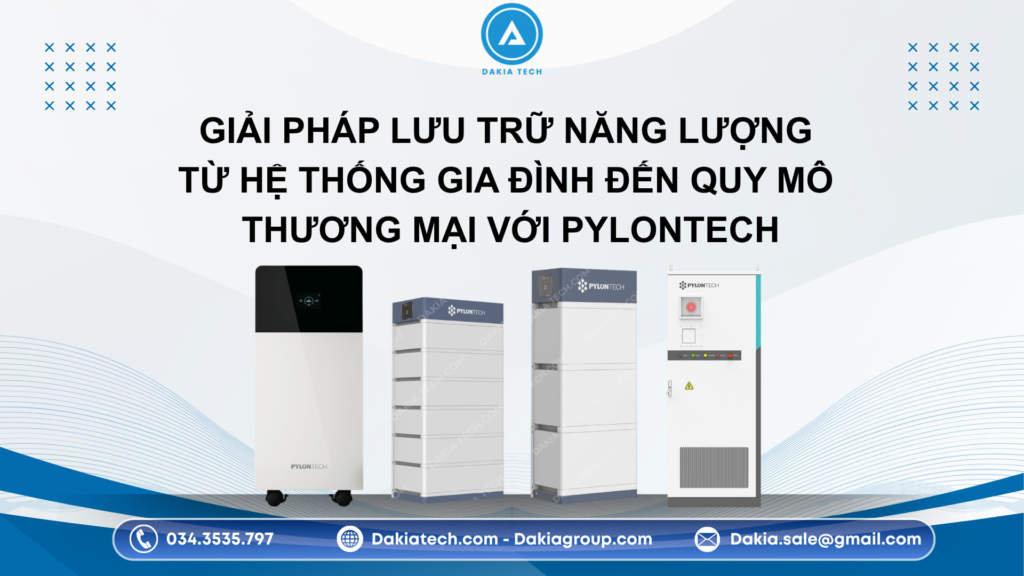 Giải pháp lưu trữ năng lượng: Từ hệ thống gia đình đến quy mô thương mại với Pylontech 1 Giải pháp lưu trữ năng lượng: Từ hệ thống gia đình đến quy mô thương mại với Pylontech 1