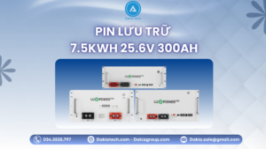 Pin lưu trữ 7.5kWh 25.6V 300Ah – Giải pháp lưu trữ điện mặt trời linh hoạt 4