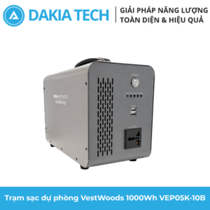 Trạm Sạc Dự Phòng VestWoods 1000Wh VEP05K-10B 3 Trạm Sạc Dự Phòng VestWoods 1000Wh VEP05K-10B 4